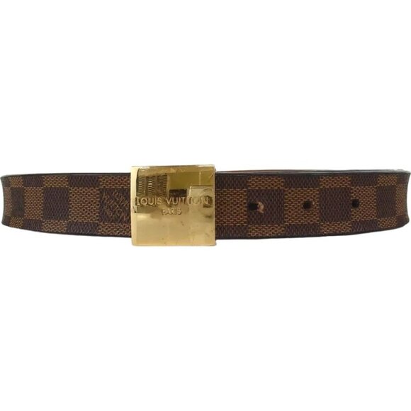 564222AN (S3) Louis Vuitton Belt Centurion Carre 90/36 Brown Damier main image 6